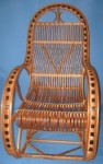 Fotel bujany wiklinowy 2698