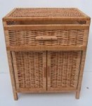 Szafka wiklinowa, nocna z szufladą 1741