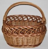 Kosz wiklinowy ażurowy 1558